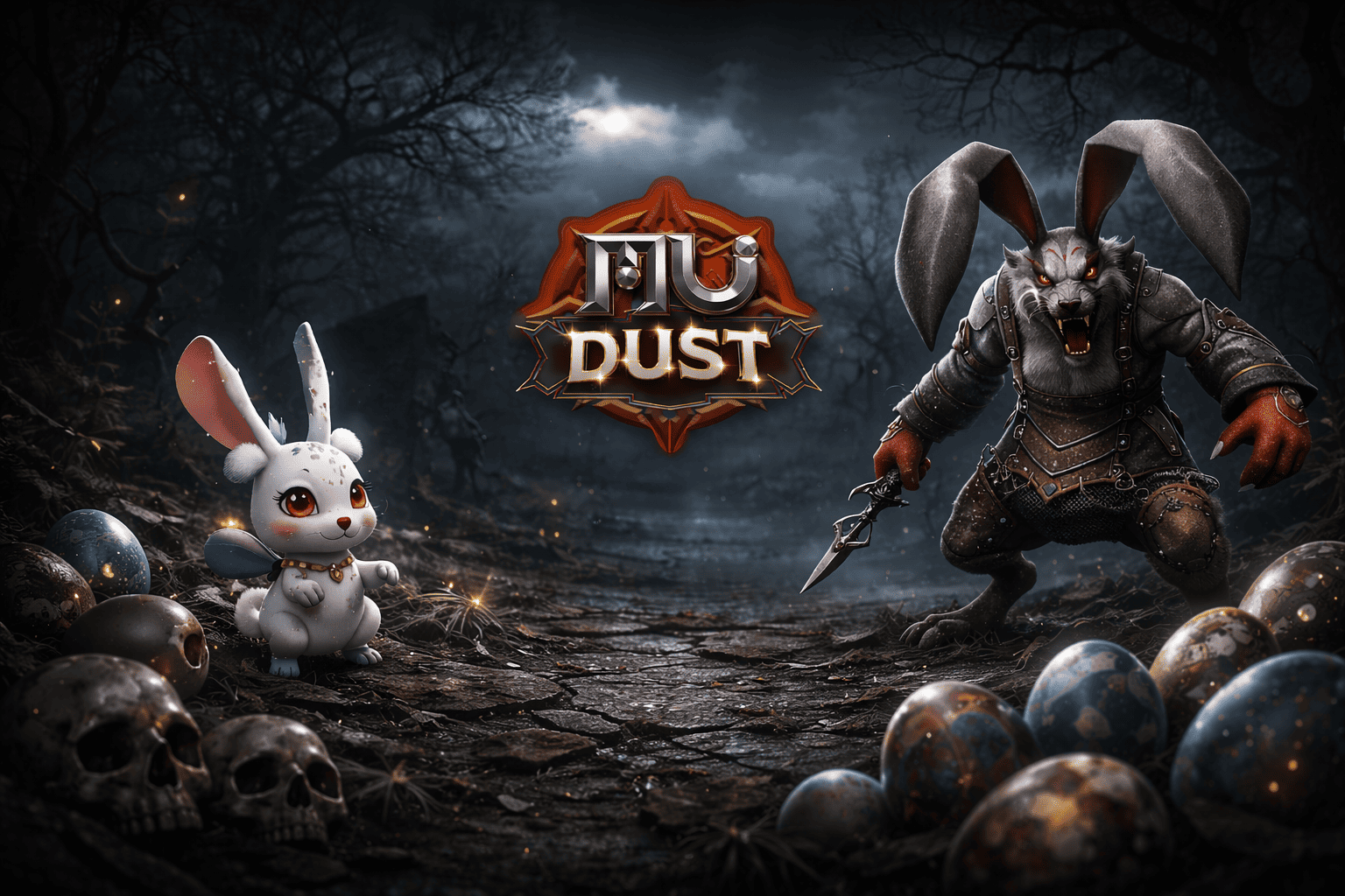 PASCOA MU DUST + BATTLE PASS