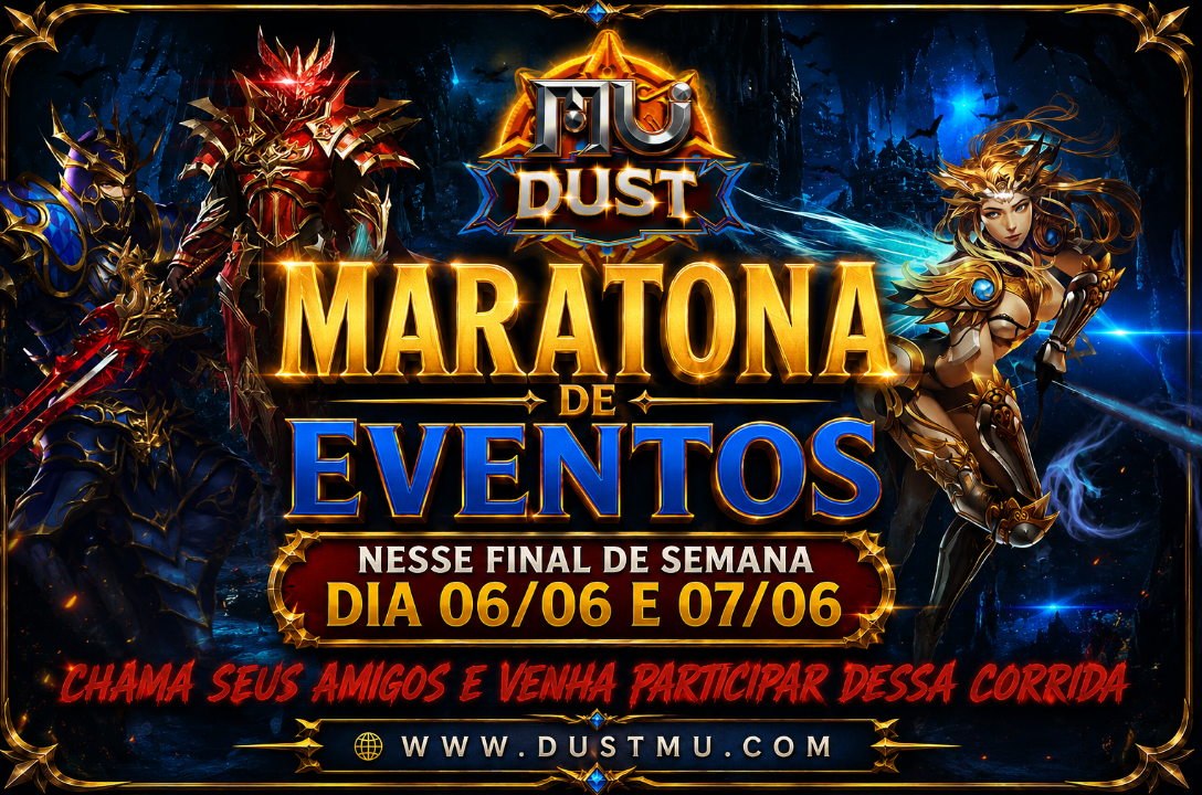 Maratona de eventos nesse próximo final de semana!