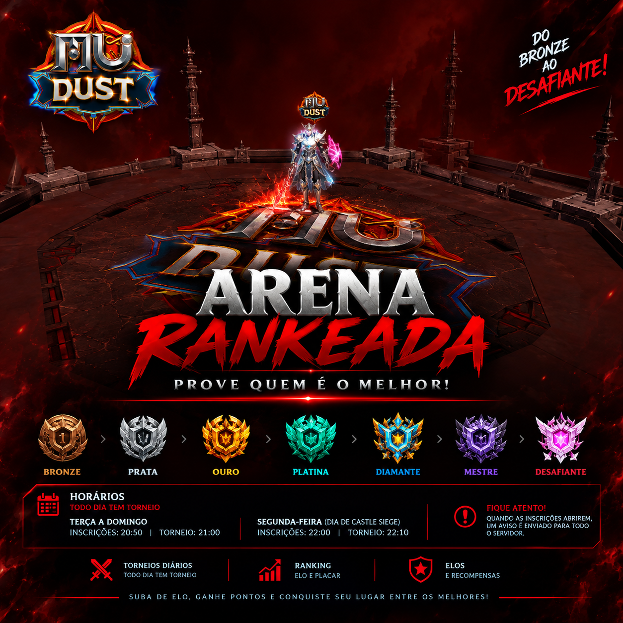 ARENA RANKEADA — PROVE QUEM É O MELHOR!